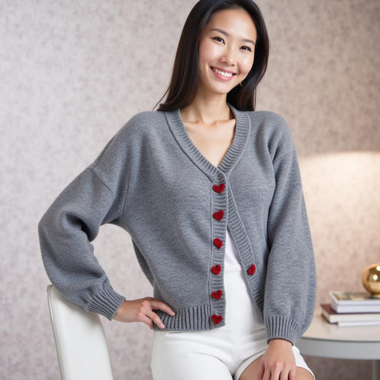 Cardigan Gray Sweater