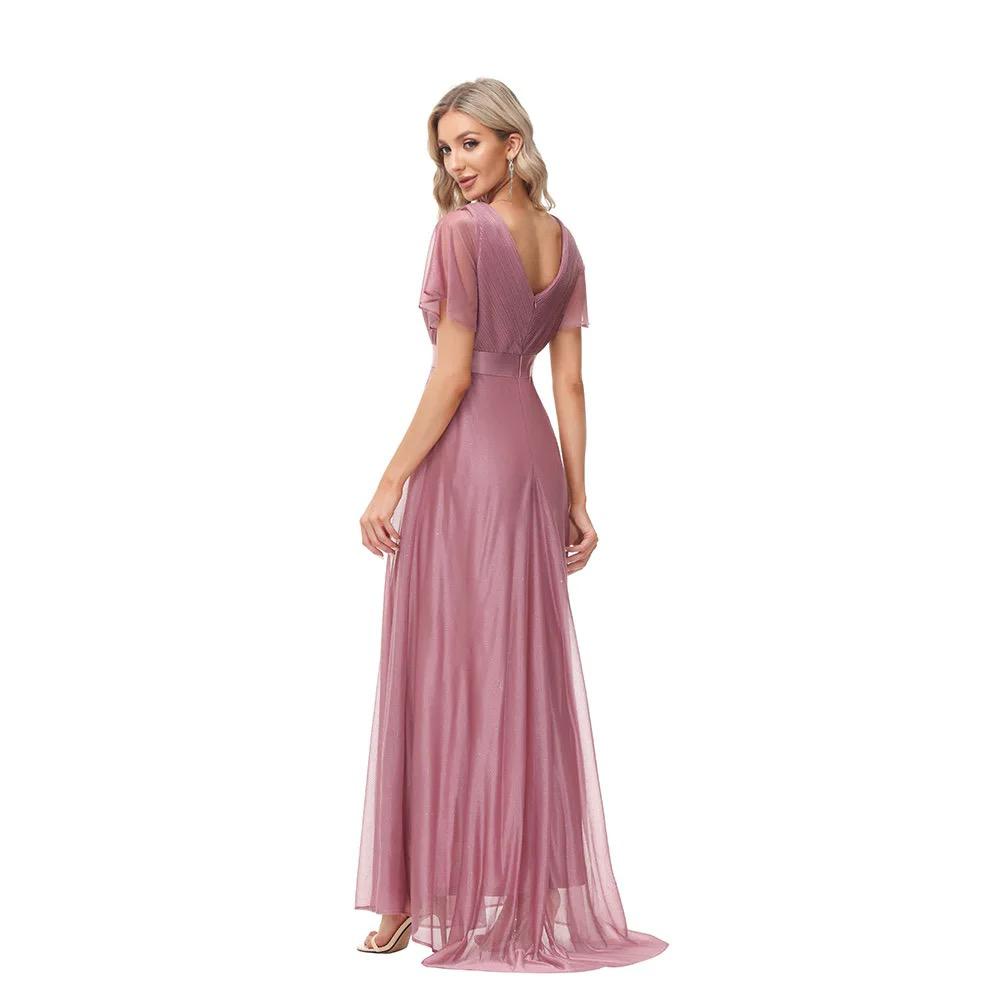 Elegant Pink Evening Dress